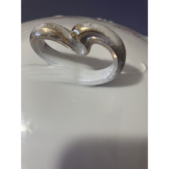 Antique Pirkenhammer Brezova "pink floral" Vegetable Tureen, "4338"- 1920 Design - Picture 14 of 16